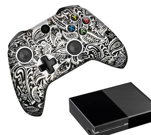 Generic | Siliconen Controller Hoesjes | 5.21 | Tattoo Zwart/Wit | Beschermhoes Skin Grip | Softcover Case | Compatibel met Xbox One