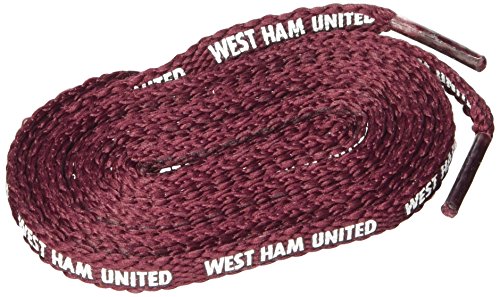 West Ham shoelaces 110cm long 100% polyester