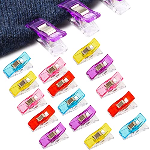 Nähzubehör,Klammer,Nähklammern Stoffklammern,Nähen Clips,Stoffklammern Zum Nähen,Nähen Zubehör Set,Nähklammern Stoffklammern Klein,Stoffklammern,Mehrfarbig Nähen Zubehöre,30 Stück