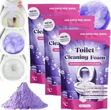 Fizzclean WC-Reiniger, Fizz Clean WC-Reinigungsschaum, Insta-Action Fizzclean Schaum Für Strahlend Saubere Toilette Ohne Aufwand, Beseitigt Flecken In 20 Minuten, Scheuerfreie Reinigung (3)