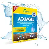 Greenyp Aquagel I Langzeit Wasserspeicher Granulat für Pflanzen, Bäume und Rasen gegen Dürre & Trockenheit I 60g für 40L Pflanzerde oder 3m² I speichert das 400-fache an Wasser I Superabsorber