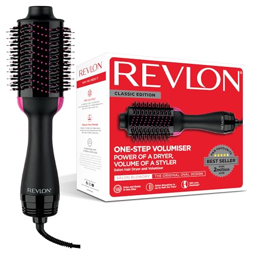 Revlon Salon One-Step Haartrockner und Volumiser (One-Step, IONEN- und KERAMIKTECHNOLOGIE, mittlere bis lange Haare) RVDR5222