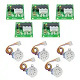 Heemol 5 stücke DC Motors 28BYJ-48 Schrittmotor Controller Servomotoren Schrittmotor Kit mit 5V ULN2003 Drive Boards.