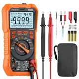 Proster Digitaler Multimeter 9999 Counts TRMS Auto Range NCV Detektor DC AC Spannung Strommessgerät Temperatur Kapazität Widerstand Diode Kontinuität Tester für Elektriker