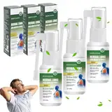 Landrain 3 Stück 30 ml Herbal Lung Cleansing Spray, Herbal Breath Respiratory, Lungenreinigung