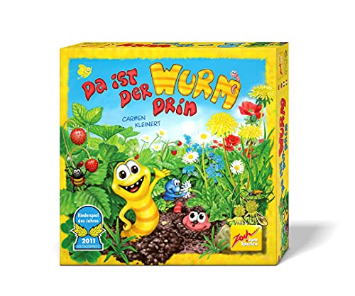 Zoch 601132100 Da ist der Wurm drin, Kinderspiel des Jahres 2011, kinderleichtes und gewitztes Würfel und Beobachtungsspiel, ab 4 Jahren