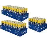 Varta 100 x Varta 04006 Batterien Alkaline, Mignon, AA, LR06, 1.5V Industrial, Shrinkwrap