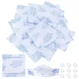 35Stück x 10g Silicagel Beutel, Silica Gel Trockenmittel Silica Gel Beutel, Vakuum Silica Gel Packs, Silicagel Sachets für Elektronik Kleidung Schubladen Schuhentfeuchter Schrankentfeuchter