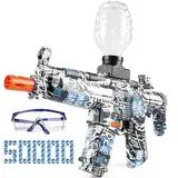 Gel Ball Blasters, Elektrischer Gel Ball Blasters mit 50000 BäLlen und Schutzbrille für Outdoor-Sportarten und Teamspiele für Kinder und Erwachsene, Geschenk für Kinder Ab 8+