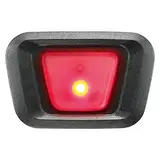 uvex plug-in LED XB048 Licht - passend für uvex finale & uvex true Modelle - Dauer- oder Blinklicht - black-red - one size