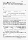 Brunnen Mietvertrag Wohnungen, A4, 6 Seiten (10 Verträge Vorteilspack)