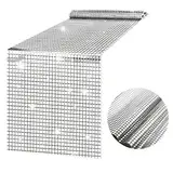 Bekeify Disco Party Tischläufer 12 x 108 Inch Silber Disco Glitter Paillette Tischläufer Tischdekoration für Retro 70er 80er Jahre Disco Party Dekorationen Hochzeit Geburtstag Tanz Party