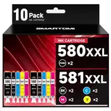 580 581 Druckerpatronen kompatible für Canon PGI-580 CLI-581 XXL Patronen Multipack für Pixma TR8550 TR7550 TR7500 TS705 TS6350 TS6150 TS9550 TS6250 TS8250 TR8500 TS6151 TS8150 TS8251 (10er-Pack)