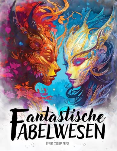 Fantastische Fabelwesen: Das Malbuch für Erwachsene zum Stressabbau und zur kreativen Entspannung - mit Elfen, Feen, Drachen und vielen anderen mystischen Fantasie-Kreaturen