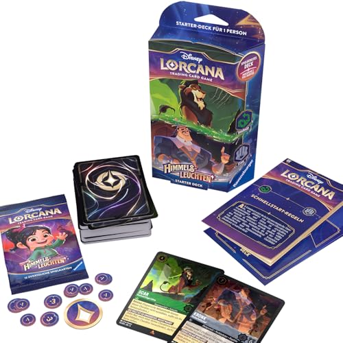 Ravensburger 11098382 Disney Lorcana Trading Card Game: Set 5-Starter Deck A (Deutsch)