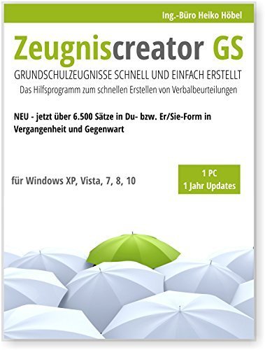 Zeugniscreator GS - Formulierungshilfe für die Grundschule - Einzellizenz