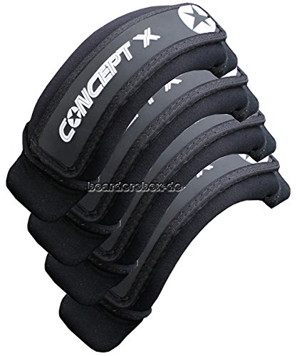 CONCEPT X Footstrap Ultimate Black 4er Set