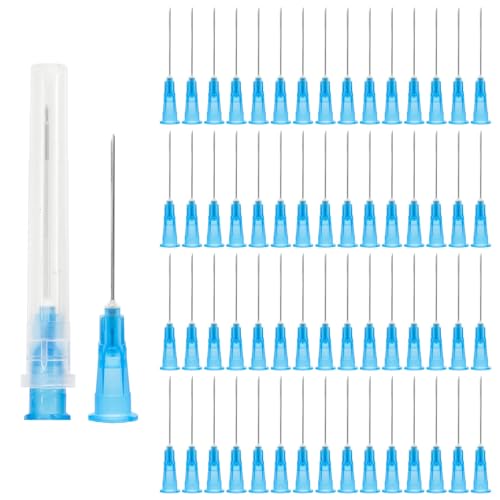 100 Stück/Packung, 23G 0,60 x 25mm Edelstahl Abgabe Tube für Nachfüllflüssigkeiten, Klebstoff, Nachfüllröhrchen aus Rostfreiem Edelstahl für Industrie, Wissenschaftslabore, DIY, Edelstahl Dosierzubeh