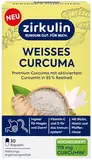 Zirkulin Weisses Curcuma 30 Kapseln - Premium Curcuma hochdosiert & hohe Bioverfügbarkeit - fördert Magen Darm Wohl & stärkt das Immunsystem - mit Biotin, Niacin, Ingwer & Vitamin C + D