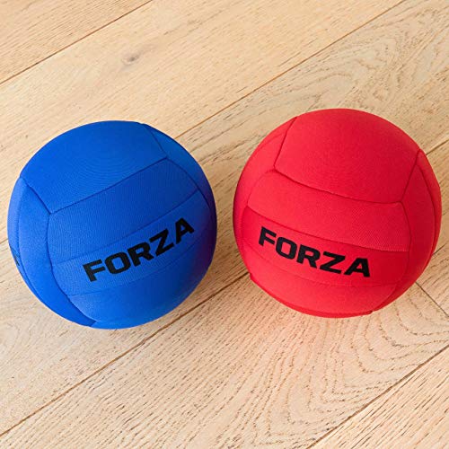 FORZA 180mm Völkerball Ball [Große 2] | Softball Kinder - Völkerball für Kinder | Spielplatz Ball Soft Ball | in Rot oder Blau erhältlich [Einzeln oder 6-Set] (Einzeln, Blau)