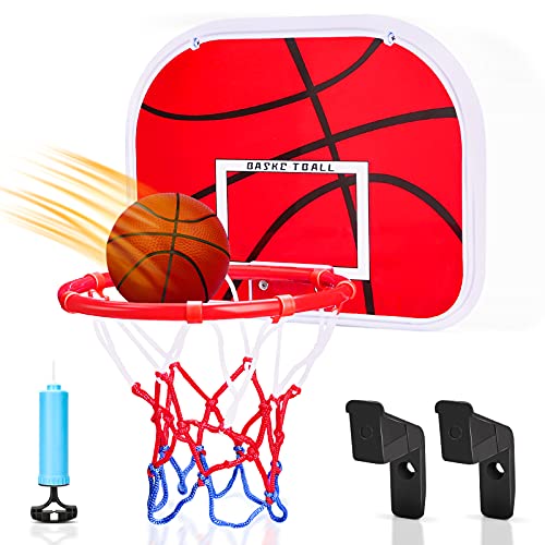 Dreamon Basketballkorb fürs Zimmer, Mini Basketballkorb fürs Zimmer Mit Ball, Kinder Mini Basketball Korb Set mit Ball Netz und Luftpumpe Indoor-Sportspielzeug