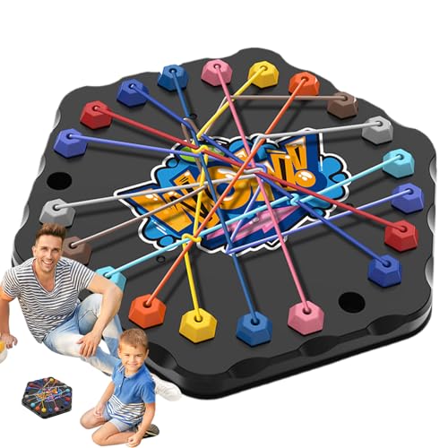 Seilspiel: Spielzeug zur Problemlösung mit verwickelten Seilen, -Söhne | Interaktives Gehirnspiel für Kinder ab 3 Jahren, ein Lernspielzeug für Paare