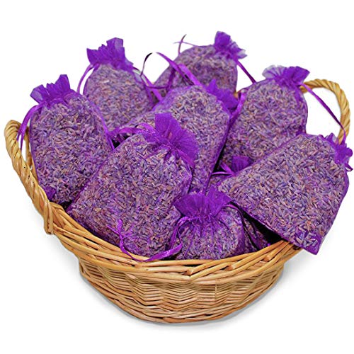 10 Lavendelsäckchen mit 200 g !!!! frischen französischem Lavendel Lavendelblüten der Provence in Lebensmittelqualität gefüllt ! Duftsäckchen