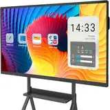 YCKJNB 65 Zoll 4K Touchscreen Smartboard, Display Interaktives Whiteboard, 8GB RAM, 64GB ROM, Eingebaut Ultra-High-Definition-Kamera, Mikrofon, Unterstützt WiFi, Bluetooth, HDMI, All in One Monitore