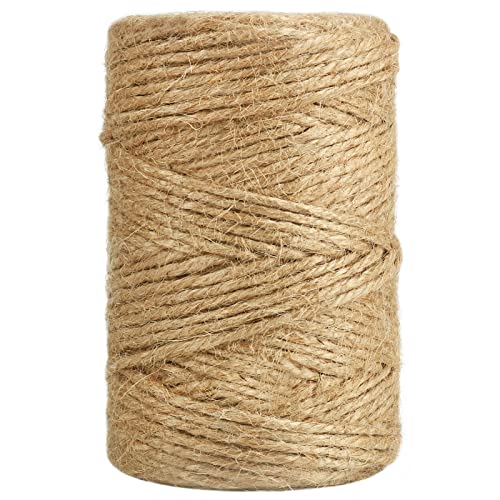 Vivifying Jute Schnur, 3MM Braun Juteschnur für Garten Bilder Pflanzen Basteln