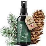 Alpen Herz Tannenduft Spray für künstlichen Weihnachtsbaum - 100 ml naturrein mit ätherisch Tannen Öl - Tannen Duftspray für Künstlich Baum Tannenspray für Christbaum Tannenbaum Geruch Spray