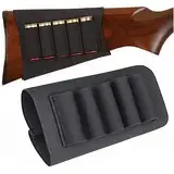 Gexgune Gewehr Jagd Taktische Schrotflinte Beutel 5 Kolben Patronen Lager Shell Halter elastische Gewebe Munition Carrier Pouch