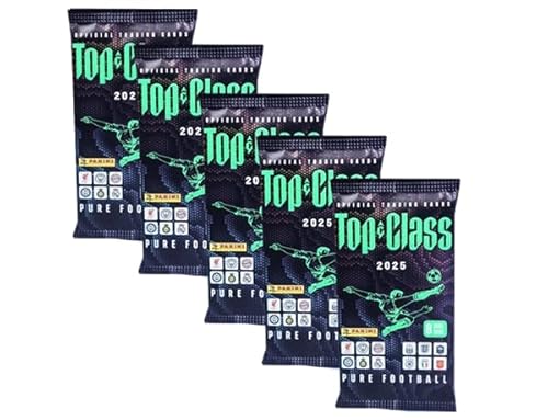 Panini Top Class Trading Cards 2025 / 5X Booster je 8X Sammelkarten