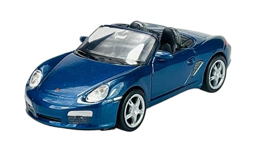 Welly Porsche Boxter S 987 Cabrio Offen Blau 2004-2012 Boxster ca 1/34-1/39 Metal Modell Auto Die Cast Neu im Kasten