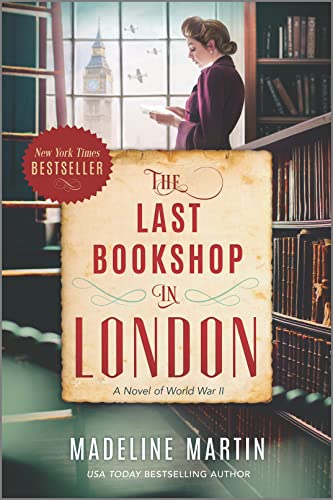 The Last Bookshop in London: Historical Fiction Set in London During the Lead-Up to WWII