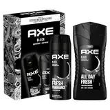 AXE Geschenkset Black Pflegeset mit Deodorant und Duschgel (150 ml + 250 ml)