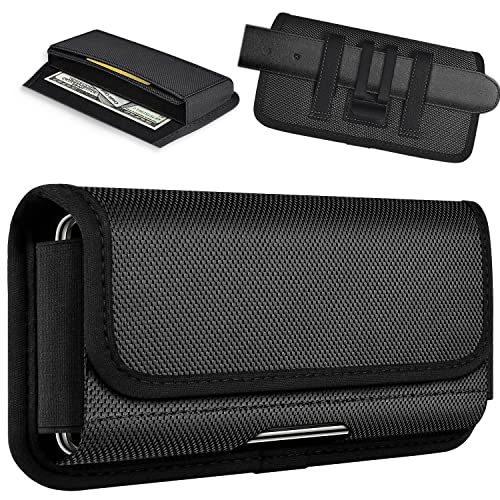 ykooe Horizontale Handy Gürteltasche für Samsung Galaxy S23 S22 S21 Ultra, Plus, Ultra Handytasche mit Kartenhalterung Gürtelclip Ledertasche für Samsung Galaxy A13 A12 A54 A53 A52 A33 A32(XL)