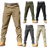 CUTeFiorino Herren Taktische Hosen Army Combat Hose Outdoor Trainingshose Nylon mit Stretch Männer Arbeitshosen Militär Hose Multi Taschen Schnell Trocknend Funktionshose XS-4XL