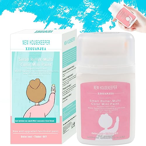 Wandreparatur Rollbürste mit Wandreparaturpaste,Schnell Trocknende Wandreparaturpaste,Wall Repair Kit Wandreparatur Creme,Wandfarbe Reparatur Wandpaste,for Kratzer,Flecken,Risse,mit Roller,Weiß