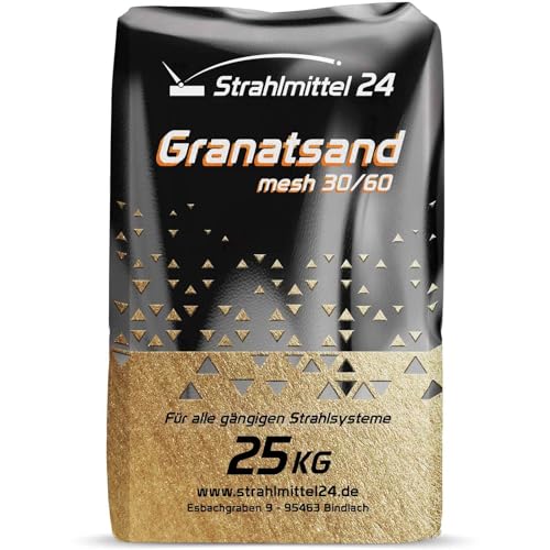 25 KG Granatsand 30/60 Mesh Strahlmittel