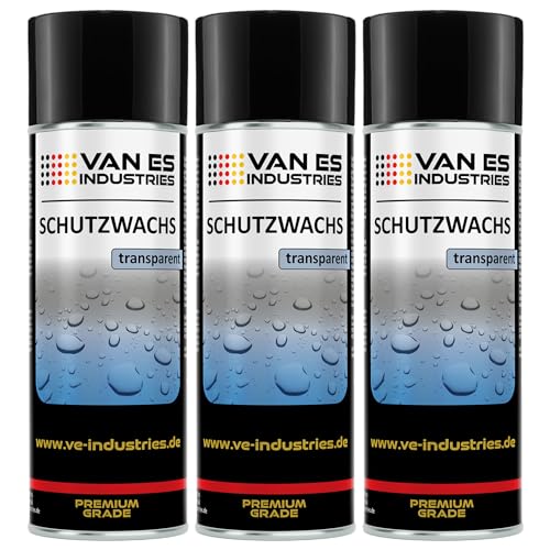 Schutzwachs 3x 400ml Spray transparent Sprühwachs UBS