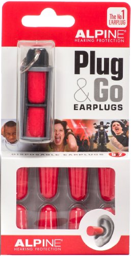 Alpine Plug&Go - earplugs - Ohrstöpsel, 1er Pack (1 x 1 Paar)