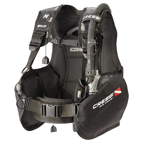Cressi Solid Dive Center Edition Tauchjackets Gute Tarierung, Schwarz, L