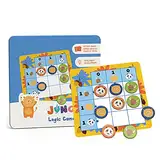 NOOLY Magnetisches Sudoku Puzzle Spielzeug für Kinder ab 3 Jahren PW0413 (Dschungeltiere)