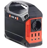 revolt Solar Konverter: Powerstation & Solar-Generator, 155 Wh, 230 V, 12 V, USB, 180 Watt (Mobile Steckdose, Solar Konverter und Powerbank, Inverter Powerbank)
