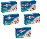 pescamar - 5x köstlicher Kopffüßer Pulpo Stücke-5 Dosen- Oktopus eingelegt in Sonnenblumenöl nach mediterraner spanischer Art- Tintenfisch -Calamares-Salat-Antipasti-Pasta-Feinkost
