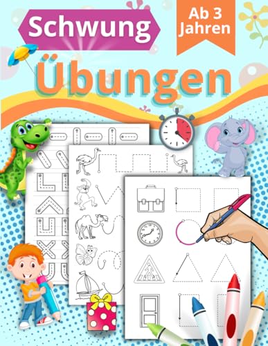 Schwungübungen Ab 3 Jahren: Ideale Vorbereitung Für Den Kindergarten. Erwerben Sie Feinmotorik, die eine gute Augen-Hand-Koordination erfordern, um den Stift gut zu kontrollieren.