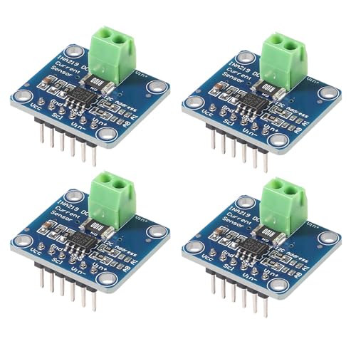 4 Stück INA219 I2C-Schnittstelle Bidirektionales DC-Strom-/Leistungsüberwachungssensormodul DIY 3 V-5 V IIC I2C-Stromversorgungssensor-Breakout-Modul