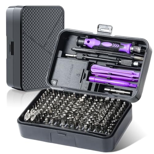 Faireach 170 in 1 Feinmechaniker Schraubendreher Set, Professionelles Screwdriver Set mit Tragbarem Koffer, Handy Reparatur Werkzeug Set für PC, Computer, Kamera, Tablet, iPhone, iPad, Mac, Elektronik