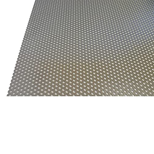 B&T Metall Aluminium Lochblech 1,0 mm stark Rundlochung Ø 3 mm versetzt RV 3-5 Größe 400 x 600 mm (40 x 60 cm)