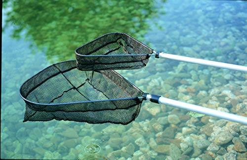 OASE 36299 Fischkescher groß, 38 cm Durchmesser - Kescher für Ein- und Umsetzen von Fischen, Zubehör für Teich, Gartenteich, Fischteich